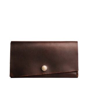 Portland Leather Rancher Wallet with Button Closure